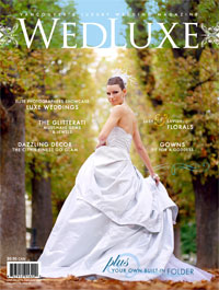 Toppers With Glitz in Wed Luxe Magazine